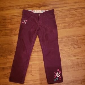 Geneuine kid's girls deep Wine size 5T